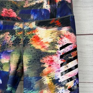 KYODAN Spring Watercolor Floral Pattern Leggings Yoga Athleisure Pants size XS